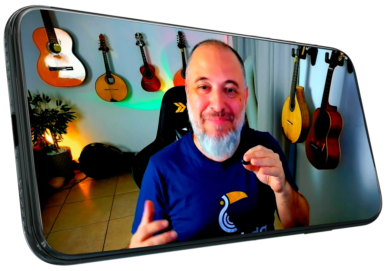 Rafael Ferrari nas aulas ao vivo do Clube